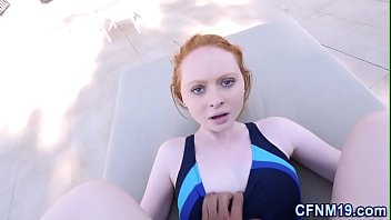 Cfnm redhead cum dumped