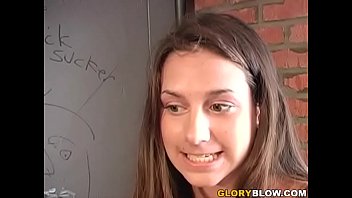 Jackie Ashe Shows How She Gives Blowjob To A Big Black Cock - Gloryhole