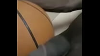 Basketball excitement of penis